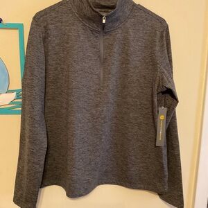 New stylish sports top, Gray Long Sleeve Women's Top